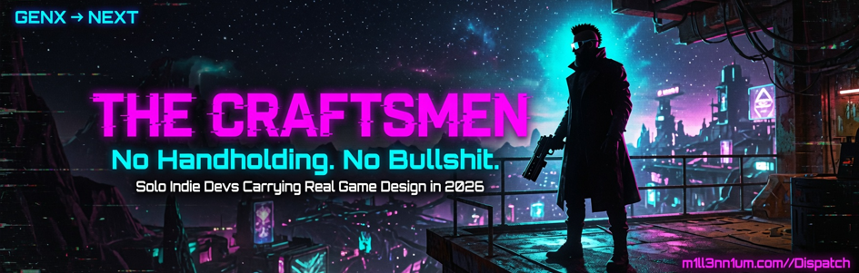 The Craftsmen — solo indie devs carrying real game design